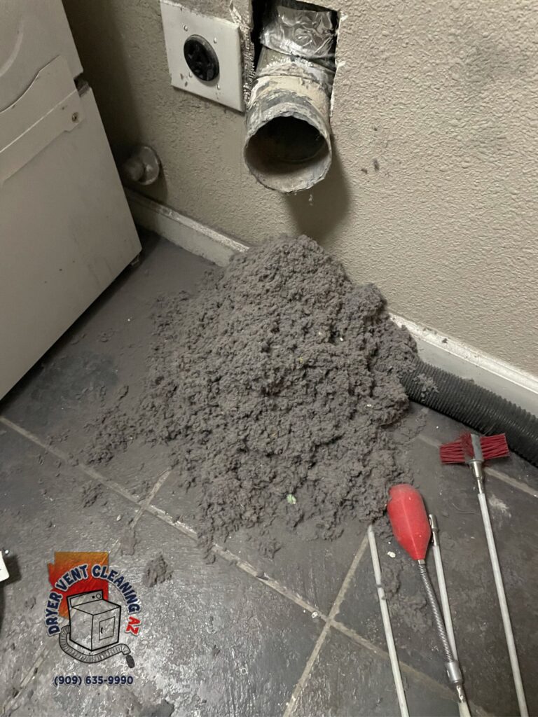 Vent debris in home after cleaning