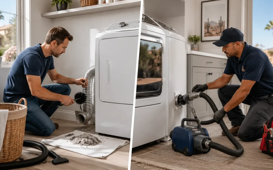 Can I Clean My Dryer Vent Myself or Should I Hire a Professional in Gilbert?