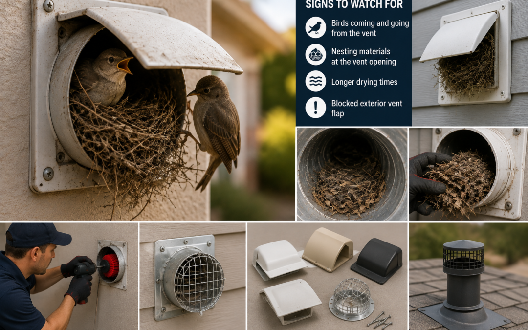 Bird in Your Dryer Vent in Arizona? Signs and What to Do